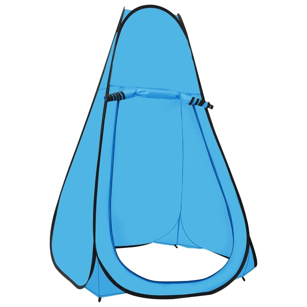 Dušas telts vidaXL, zila cena un informācija | Teltis | 220.lv