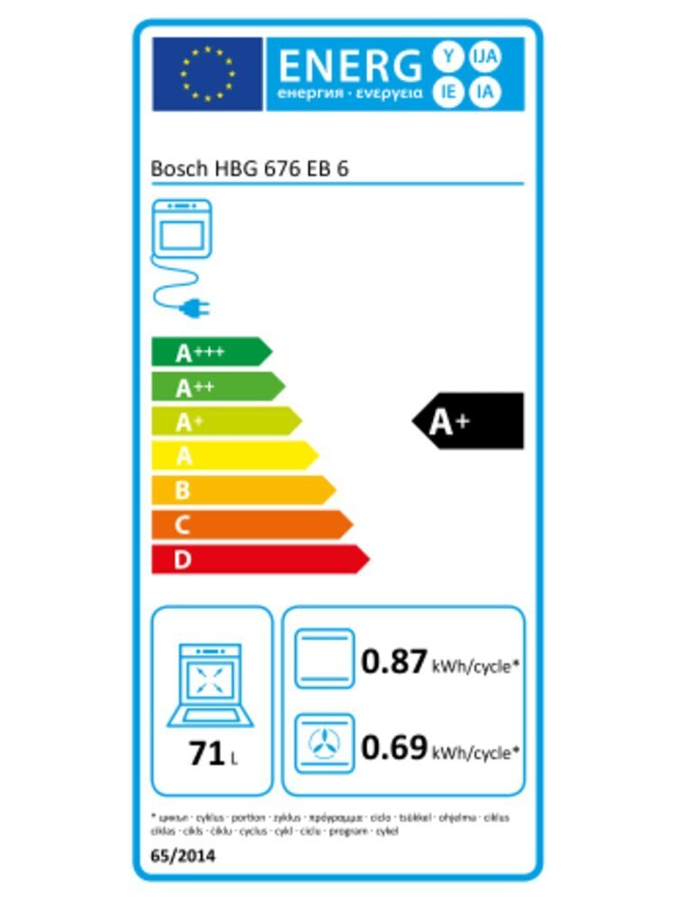 Bosch HBG676EB6 cena un informācija | Cepeškrāsnis | 220.lv