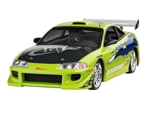 Revell - Fast & Furious Brian´s 1995 Mitsubishi Eclipse, 1/24, 07691 cena un informācija | Revell Rotaļlietas un spēles no 3 gadiem | 220.lv