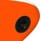 vidaXL - piepūšamā SUP dēļa un airu komplekts, oranžs, 320x76x15cm cena un informācija | SUP dēļi, sērfa dēļi un piederumi | 220.lv