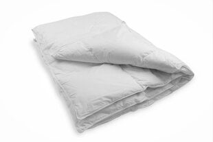 Rava Lux naturāla dūnu sega 140x200cm RL79 ar 70% zosu dūnu pildījumu 1kg, balta цена и информация | Одеяла | 220.lv