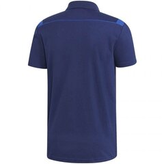 Futbola krekls vīriešiem Adidas Tiro 19 Cotton Polo M DU0868, zils cena un informācija | Sporta apģērbs vīriešiem | 220.lv