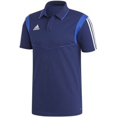 Futbola krekls vīriešiem Adidas Tiro 19 Cotton Polo M DU0868, zils цена и информация | Мужская спортивная одежда | 220.lv