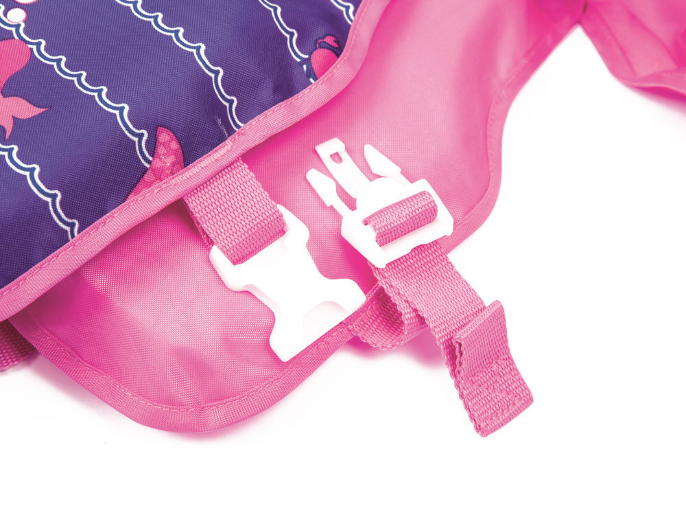 Bērnu peldēšanas veste ar piedurknēm Bestway, 1 gab, oranža/rozā cena un informācija | Peldvestes, peldēšanas piedurknes | 220.lv