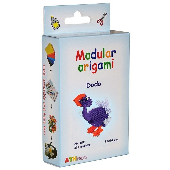 Moduļu origami Dodo цена и информация | Attīstošās rotaļlietas | 220.lv