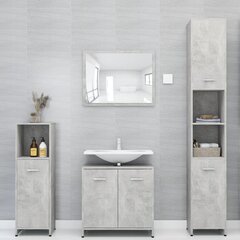 Комплект мебели для ванной из 4 частей, серый цена и информация | Комплекты в ванную | 220.lv