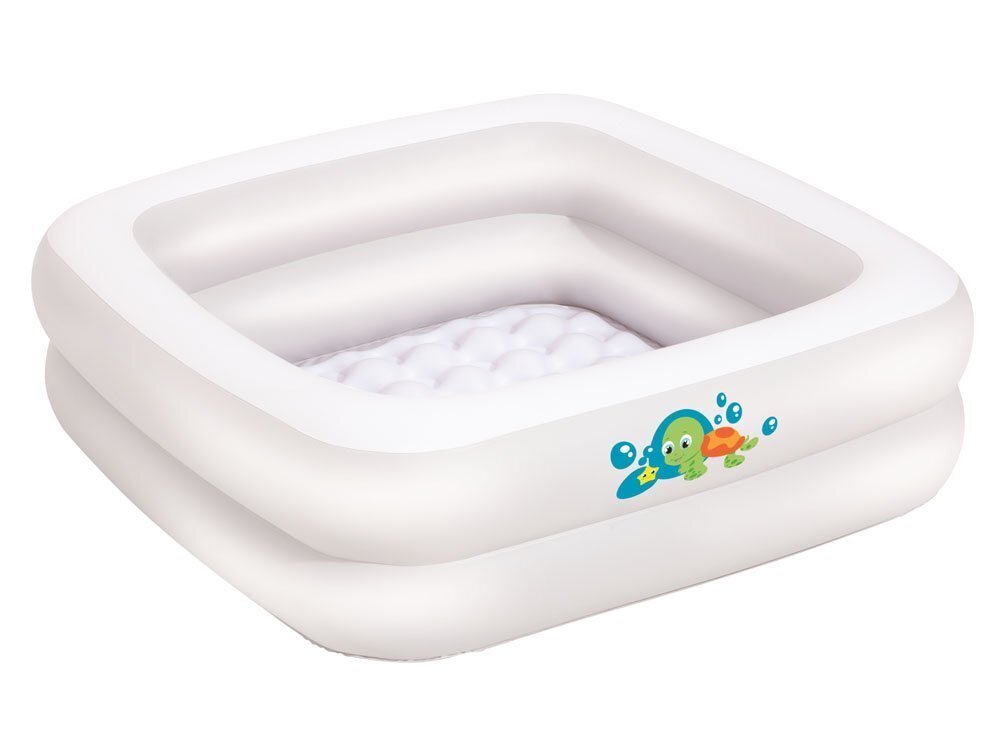 Piepūšamais baseins zīdaiņiem Bestway Baby Tub, 86x86x25 cm cena un informācija | Baseini | 220.lv