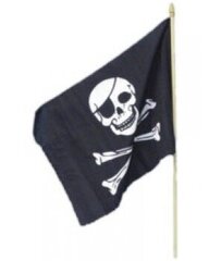 Pirātu karogs cena un informācija | Karnevāla kostīmi, maskas un parūkas | 220.lv