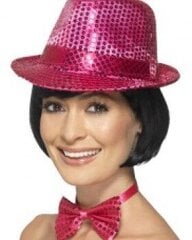 Розовая блестящая диско шляпа цена и информация | Карнавальные костюмы, парики и маски | 220.lv