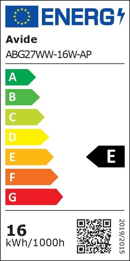 LED spuldze Avide 16W A70 E27 3000K cena un informācija | Spuldzes | 220.lv