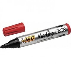 Перманентный маркер Bic Eco 2000 2-5 мм, с круглым наконечником, красный, 1 шт. 000033 цена и информация | Канцелярия | 220.lv