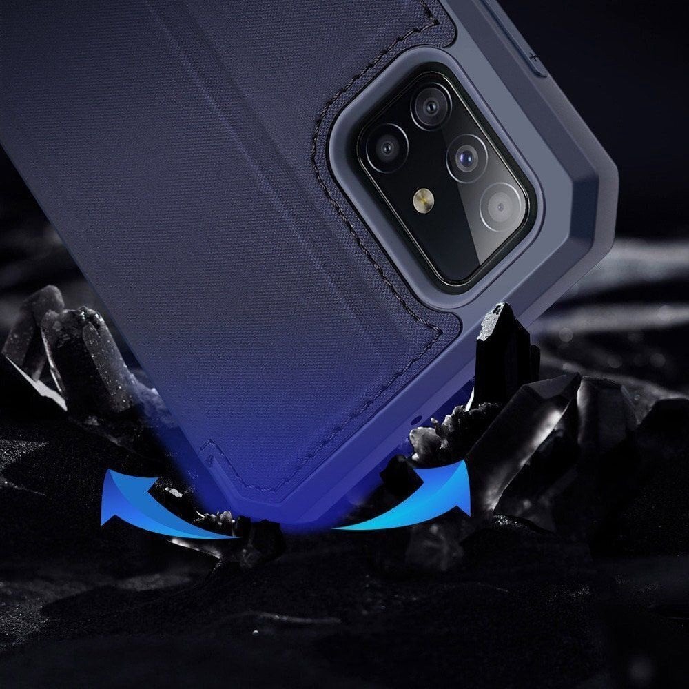 Maciņš Dux Ducis Skin X Samsung A025 A02s tumši zils cena un informācija | Telefonu vāciņi, maciņi | 220.lv