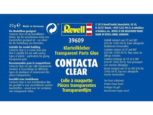 Клей Revell Contacta Clear 20 гр, 39609 цена и информация | Клей | 220.lv