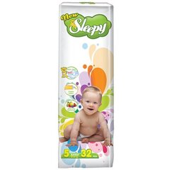 Подгузники New Sleepy Junior-32 шт (размер 5) 12-25 кг цена и информация | Подгузники | 220.lv