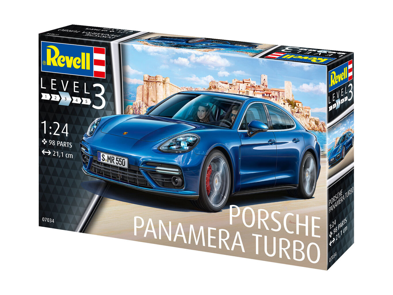 Revell - Porsche Panamera Turbo, 1/24, 07034 цена и информация | Konstruktori | 220.lv