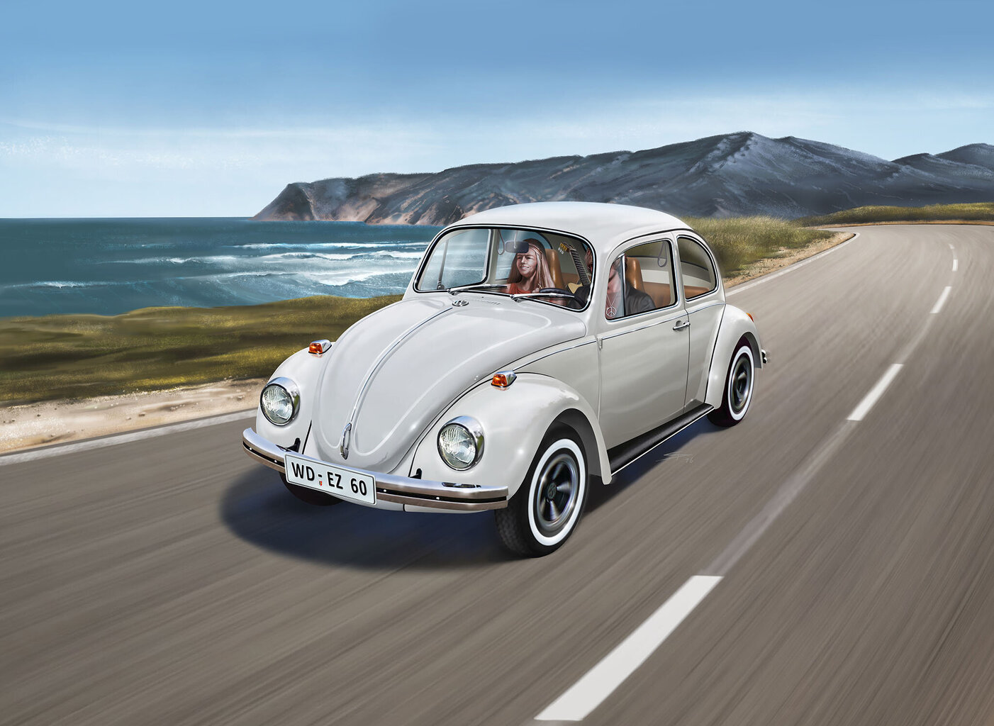 Revell - VW Beetle, 1/32, 07681 цена и информация | Kolekcionējamie modeļi | 220.lv