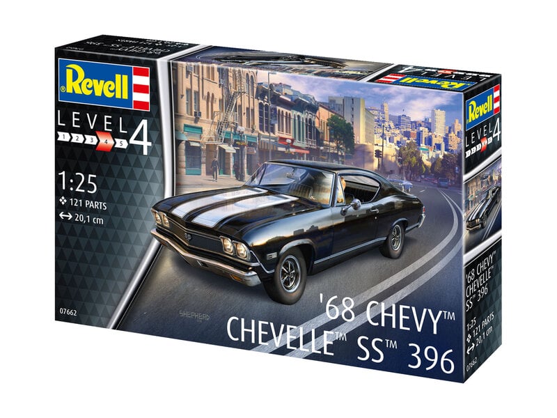 СборнаяпластиковаямодельRevell-1968ChevyChevelle,1/25,07662