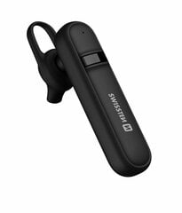 Swissten Caller Bluetooth 5.0 HandsFree Austiņa ar Funkciju MultiPoint / CVC noise reduction Melna цена и информация | Bluetooth-гарнитуры | 220.lv