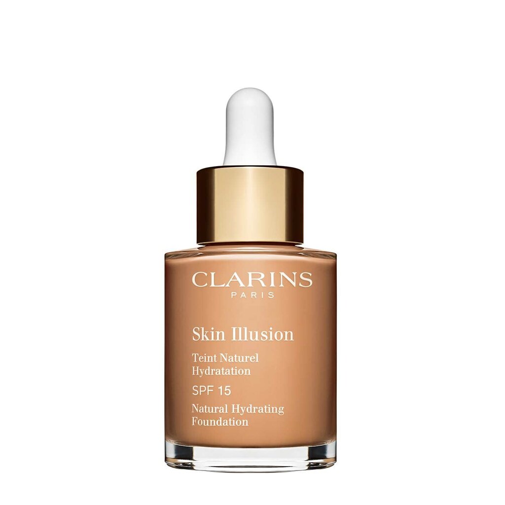 Mitrinošs šķidrs grima pamats Clarins Skin Illusion SPF 15 30 ml цена и информация | Grima bāzes, tonālie krēmi, pūderi | 220.lv