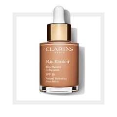 Clarins Skin Illusion Natural Hydrating Foundation жидкий макияж с увлажняющим эффектом 112.3 Сандаловое дерево 30 мл цена и информация | Пудры, базы под макияж | 220.lv