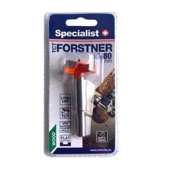 Frēze Specialist+ Forstner, 18x80 mm cena un informācija | Rokas instrumenti | 220.lv