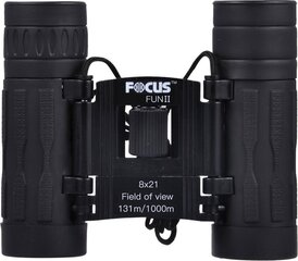 Focus Fun II 8x21, melns cena un informācija | Binokļi | 220.lv