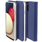 Moozy magnētisks telefona maciņš ar karšu turētāju un statīva funkciju saderīgs ar Samsung A02S telefona modeli - Tumši zils cena un informācija | Telefonu vāciņi, maciņi | 220.lv