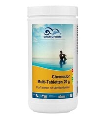 Multitabletes 20g, Chemoform Chemoclor Multi-Tabletten 20 g, 1 kg цена и информация | Химия для бассейнов | 220.lv