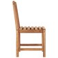 Dārza krēsli ar spilveniem, 6 gab., brūni/sarkani cena un informācija | Dārza krēsli | 220.lv