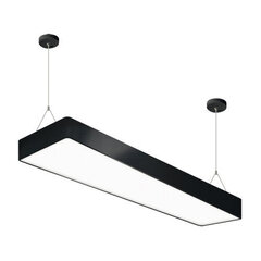 Flara LED 24w melna 4000k hermētiska griestu lampa STRÜHM 61 x 600 x 198 mm cena un informācija | Piekaramās lampas | 220.lv