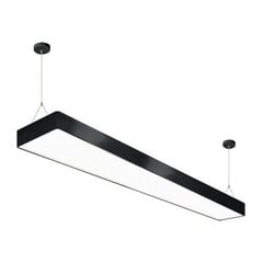 Flara LED 45w melna 4000k hermētiska griestu lampa STRÜHM 61 x 1200 x 198 mm cena un informācija | Piekaramās lampas | 220.lv