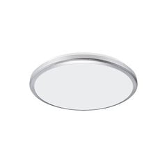 Серебристый 4000k герметичный потолочный светильник led STRÜHM planar led 12w, 65 x 215 x 215 мм цена и информация | Потолочный светильник | 220.lv