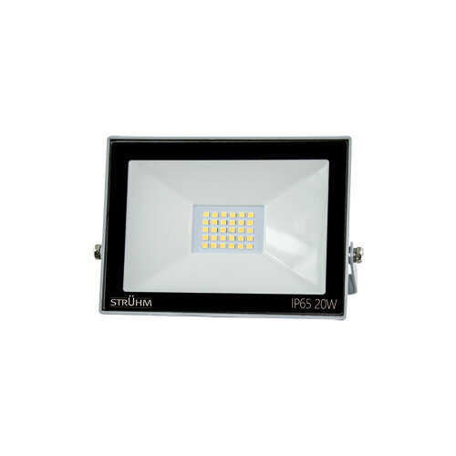 Kroma LED 20w pelēks 4500k SMD LED projektors STRÜHM 123 x 142 x 23 mm цена и информация | Āra apgaismojums | 220.lv