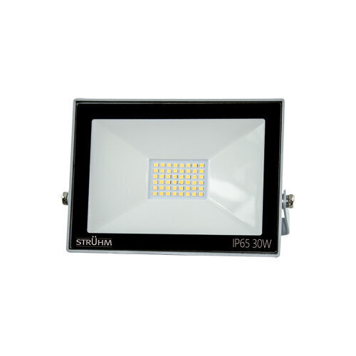 Kroma LED 30w pelēks 6500k SMD LED projektors STRÜHM 147 x 177 x 25 mm cena un informācija | Āra apgaismojums | 220.lv