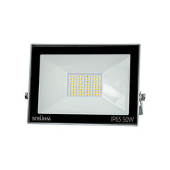 Kroma LED 50w pelēks 6500k SMD LED projektors STRÜHM 178 x 229 x 29 mm cena un informācija | Āra apgaismojums | 220.lv