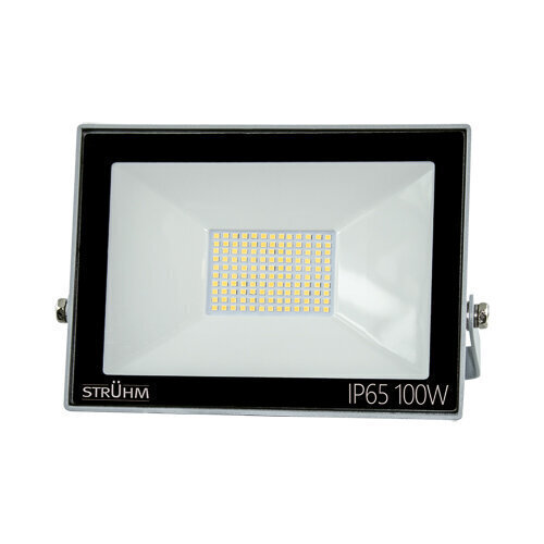 Kroma LED 100w pelēks 6500k SMD LED projektors STRÜHM 215 x 269 x 32 mm cena un informācija | Āra apgaismojums | 220.lv