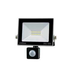 Kroma LED s 10w pelēks 4500k SMD LED projektors ar kustības sensoru STRÜHM 150 x 111 x 50 mm cena un informācija | Āra apgaismojums | 220.lv