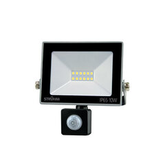 Kroma LED s 10w pelēks 6500k SMD LED projektors ar kustības sensoru STRÜHM 150 x 111 x 50 mm cena un informācija | Āra apgaismojums | 220.lv