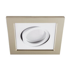 Borys d beige/balta iebūvējamā griestu lampa STRÜHM 28 x 105 x 105 mm cena un informācija | Iebūvējamās lampas, LED paneļi | 220.lv