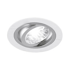Alum c balta/hroma iebūvējamā griestu lampa STRÜHM 28 x 92 x 92 mm cena un informācija | Iebūvējamās lampas, LED paneļi | 220.lv