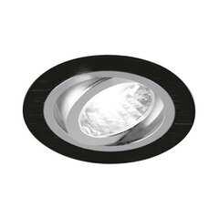 Точечный потолочный светильник STRÜHM alum c черный/хром, 28 x 92 x 92 мм цена и информация | Монтируемые светильники, светодиодные панели | 220.lv