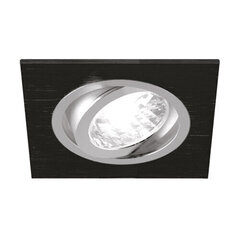 Точечный потолочный светильник STRÜHM alum d черный/хром, 28 x 93 x 93 мм цена и информация | Монтируемые светильники, светодиодные панели | 220.lv