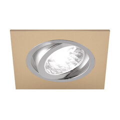 Alum d beige/hroma iebūvējamā griestu lampa STRÜHM 28 x 93 x 93 mm cena un informācija | Iebūvējamās lampas, LED paneļi | 220.lv