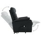vidaXL masāžas krēsls, paceļams, tumši pelēks audums цена и информация | Atpūtas krēsli | 220.lv