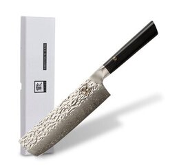 Японский нож из дамасской стали Oleio Zayiko, 18 см цена и информация | Ножи и аксессуары для них | 220.lv