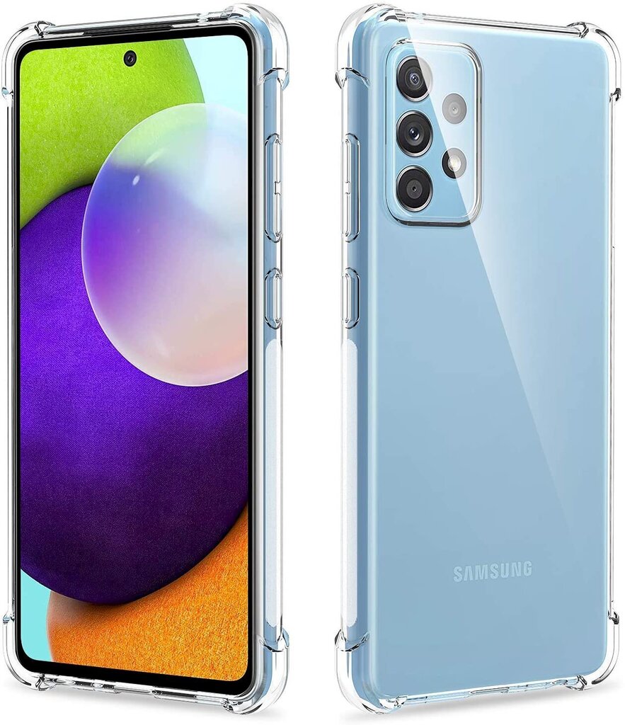 Fusion anti shock case 0.5 mm silikona aizsargapvalks Samsung A526 / A525 Galaxy A52 5G / A52 caurspīdīgs цена и информация | Telefonu vāciņi, maciņi | 220.lv