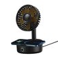 Baseus WXYZ-B01 galda ventilators ar bezvadu uzlādi melns цена и информация | Ventilatori | 220.lv