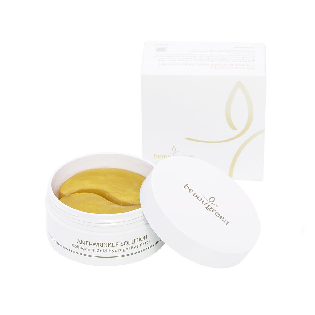 Plāksnītes acīm pret ādas novecošanos Beauugreen Collagen & Gold Eye Patch 60 gab. цена и информация | Sejas maskas, acu maskas | 220.lv