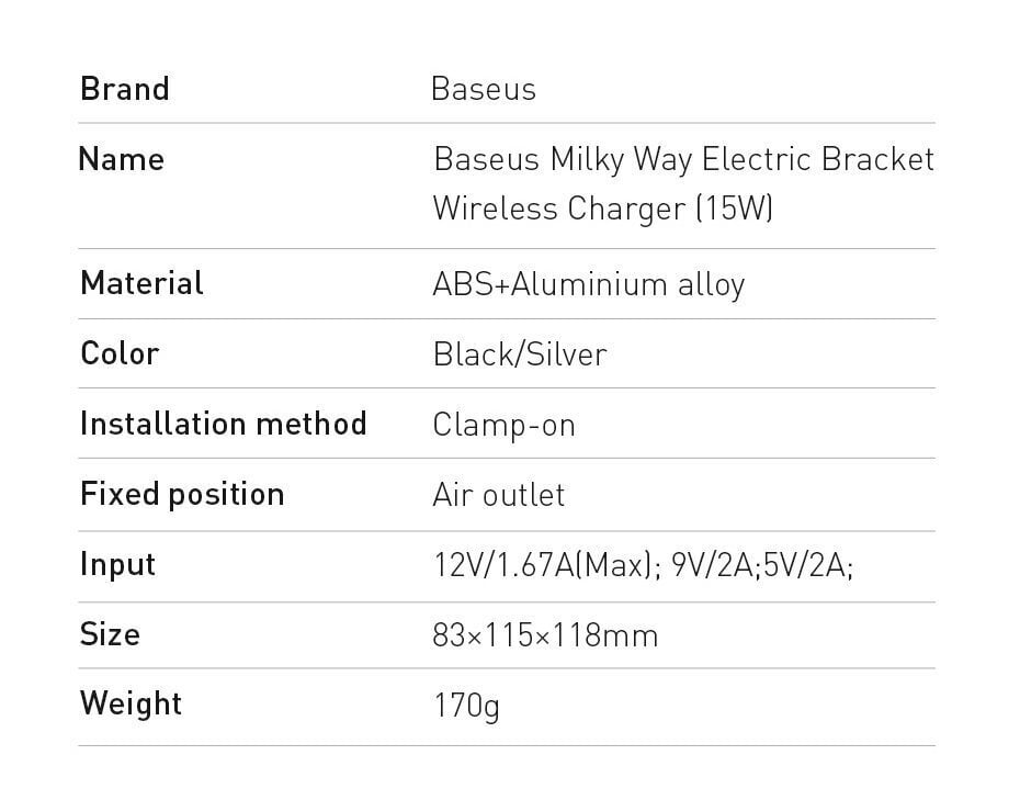 Baseus WXHW02-01 цена и информация | Lādētāji un adapteri | 220.lv