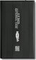 Qoltec ārējā cietā diska korpuss HDD / SSD 2,5 "SATA3 USB 3.0 | Melns цена и информация | Komponentu piederumi | 220.lv